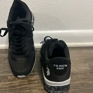 U.S. Polo Assn. Black and White Men's Sneakers